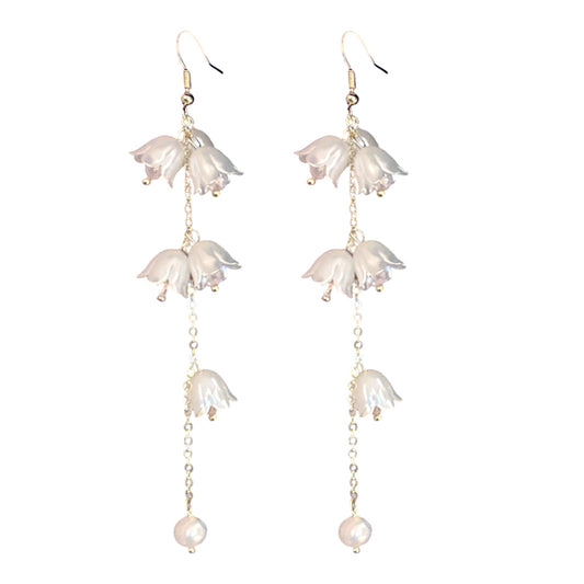 Kruckel Earrings for Women Trendy | Flower Dangle, Color your Christmas and Wear yours as a reminder of all the loved ones in your life, Great Gift for Woman to Make Her Feel the Love