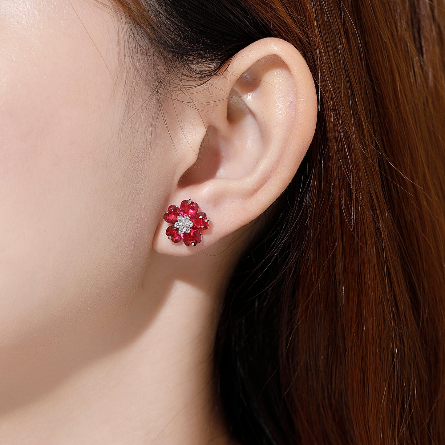 Kruckel Earrings for Women, Trendy, Cute, Elegant for Wedding Bridal Brides Valentine Gift Birthday Woman Mother Day, made with Austrian crystals