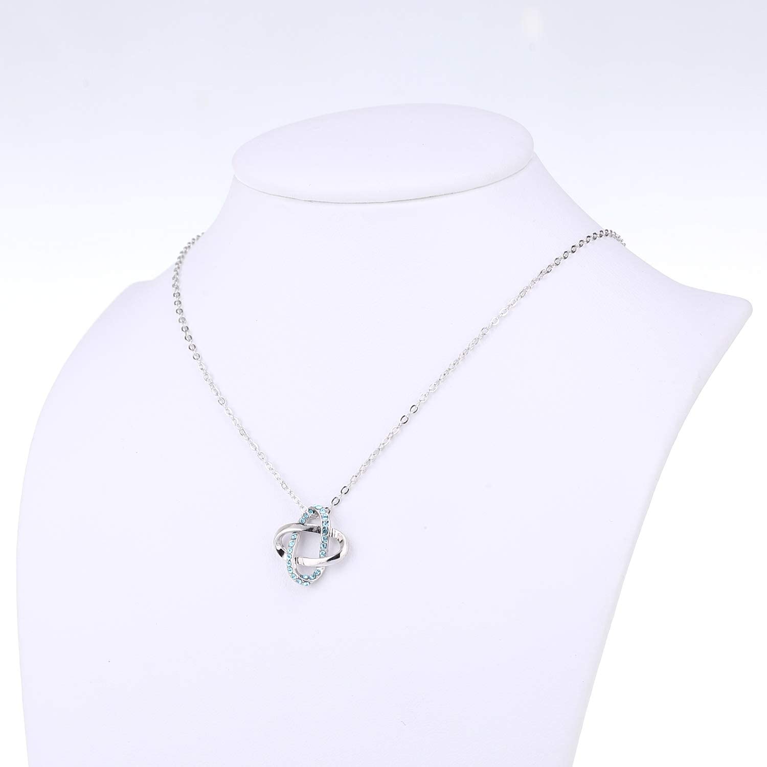 Kruckel; 5061080 Feel-So-Cool You are Always on My Mind White Gold Plated Necklace;