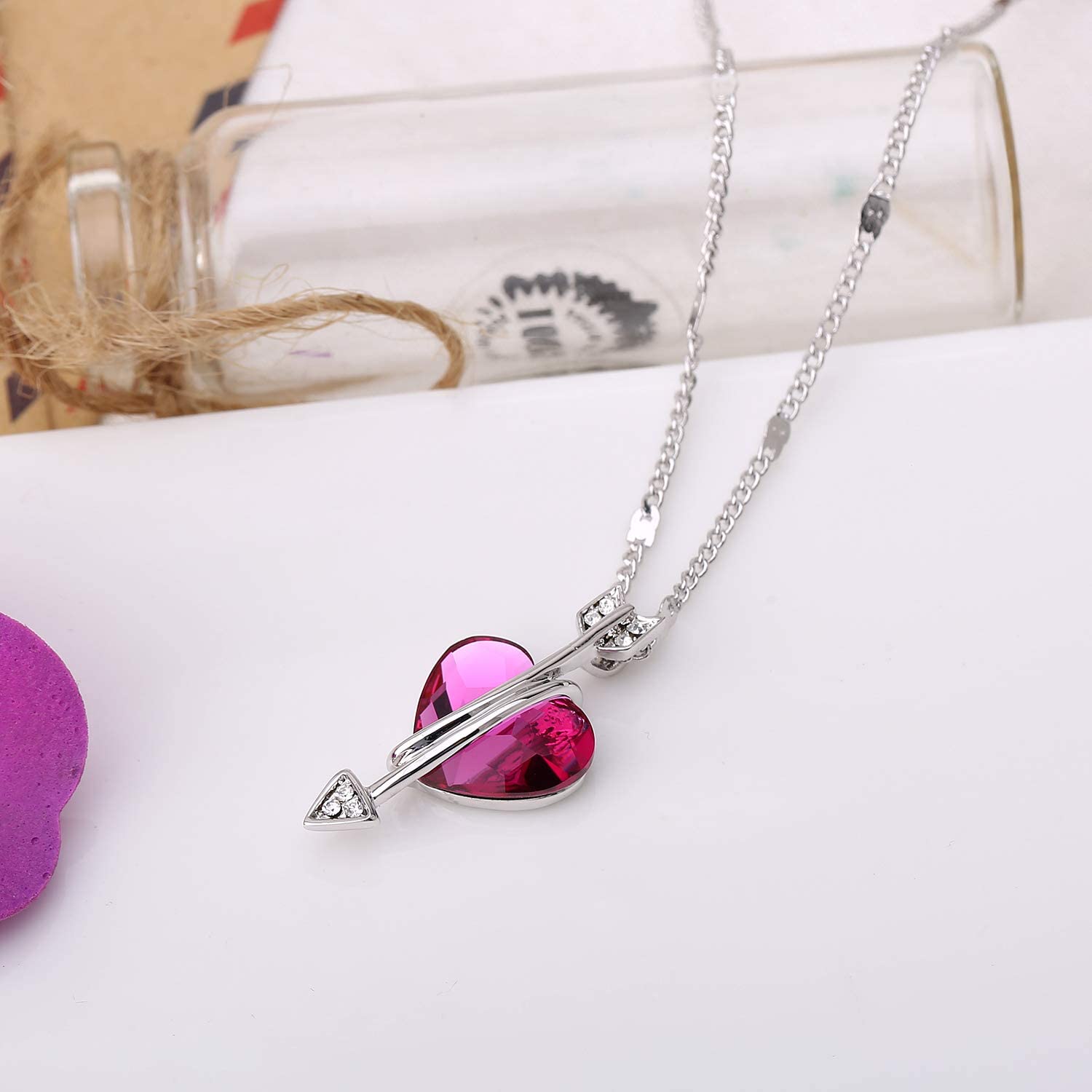 Kruckel; 5041142 Hold ME Tight necklace made with Swarovski Crystal;