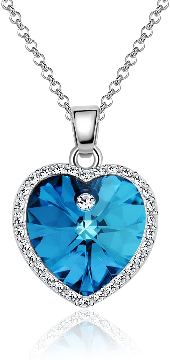 Kruckel; 5041010 Romantic heart Necklace with Swarovski® Element crystal;