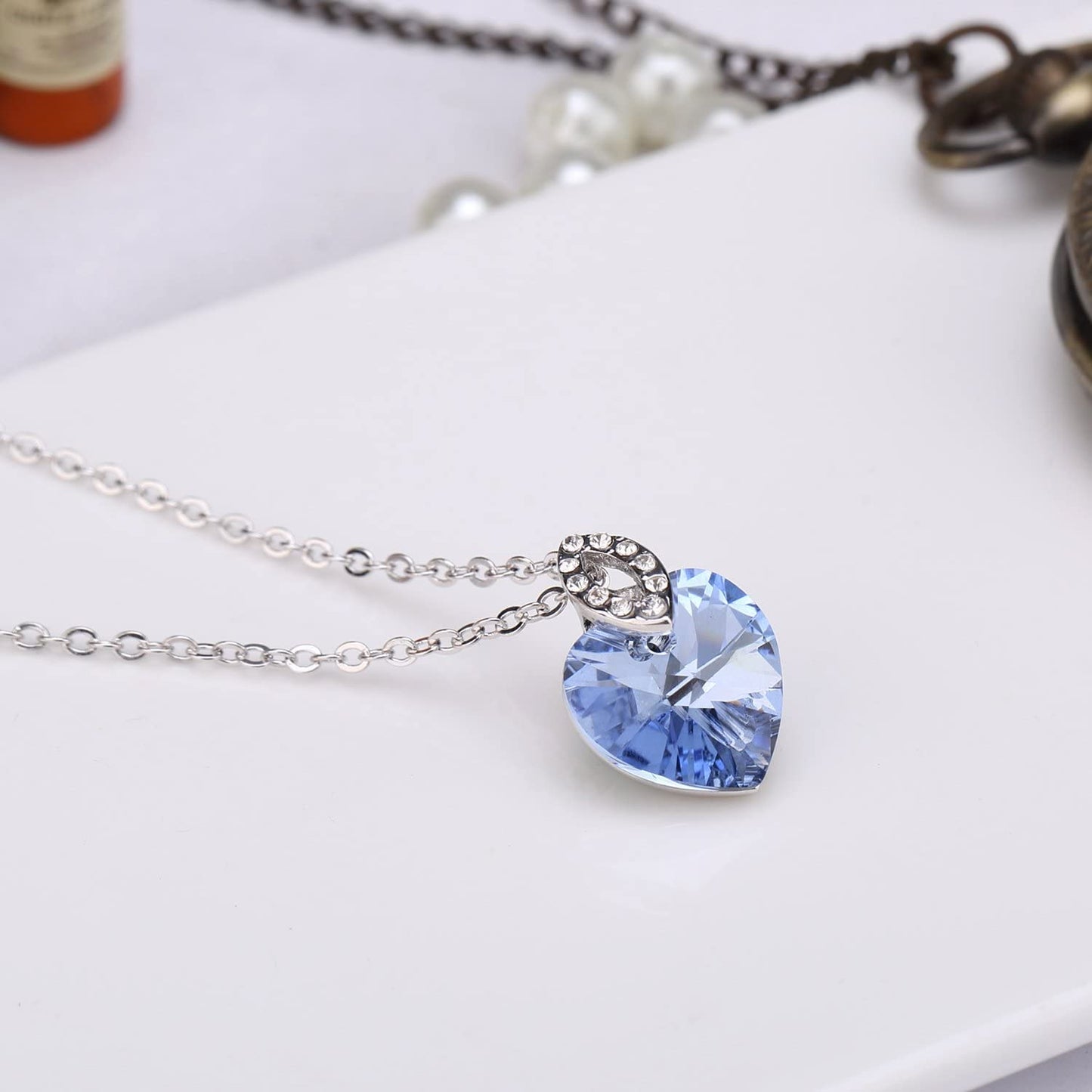 Kruckel; 5031040 Love you Necklace with Swarovski® Element crystal;
