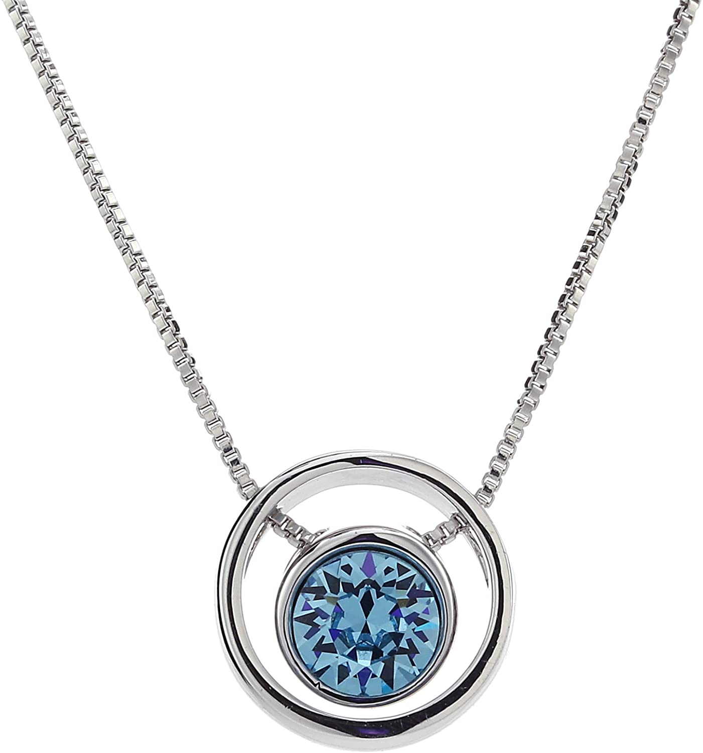Kruckel; 5061070 Feel-So-Cool You are Always on My Mind White Gold Plated Necklace;