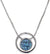 Kruckel; 5061070 Feel-So-Cool You are Always on My Mind White Gold Plated Necklace;