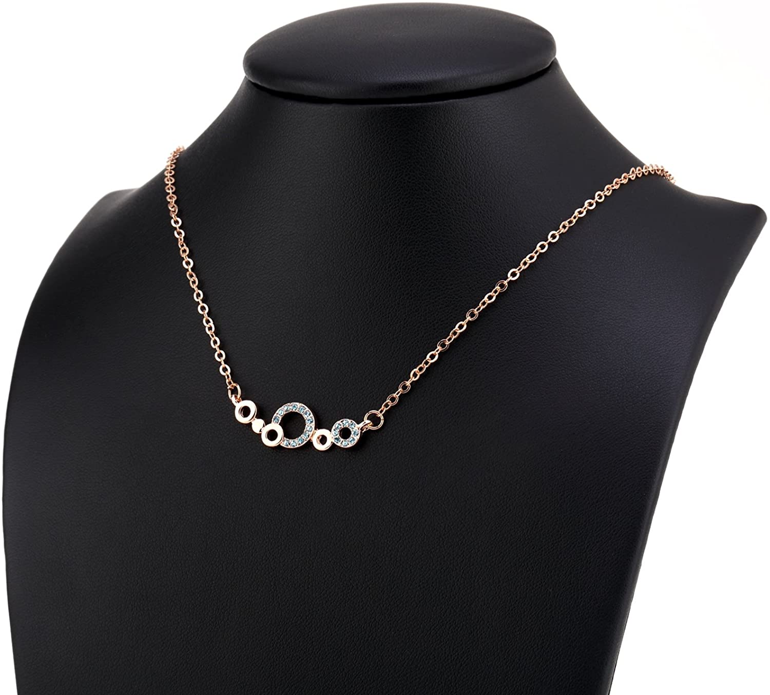 Kruckel; 5061030 Feel-So-Cool Olympics Rose Gold Plated Necklace;