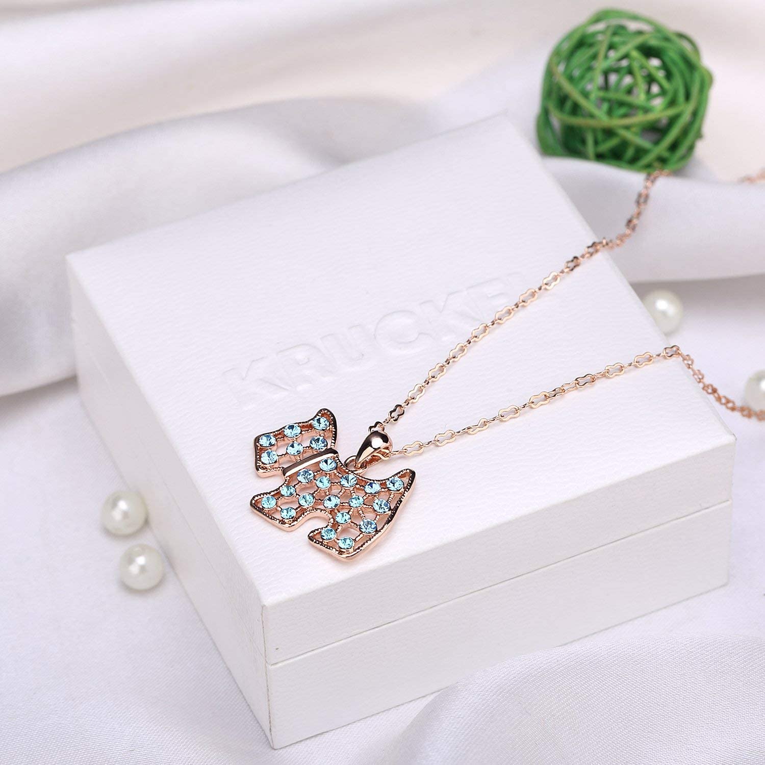 Kruckel; 5011010 My Loyal Partner Rose Gold Plated Necklace;