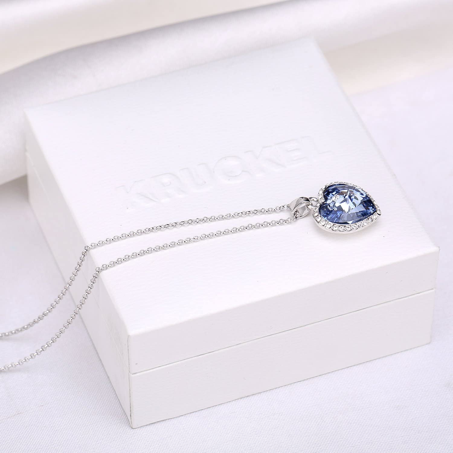 Kruckel; 5041020 Romantic heart Necklace with Swarovski® Element crystal;