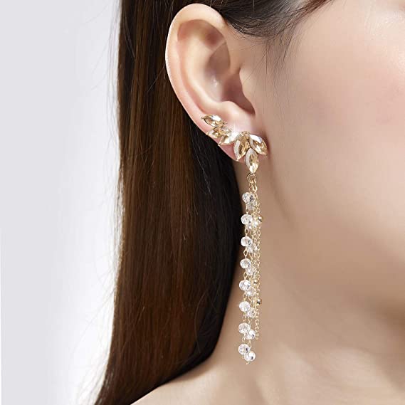 KRUCKEL Dangling Angel Wing Stud Earrings - 7169296