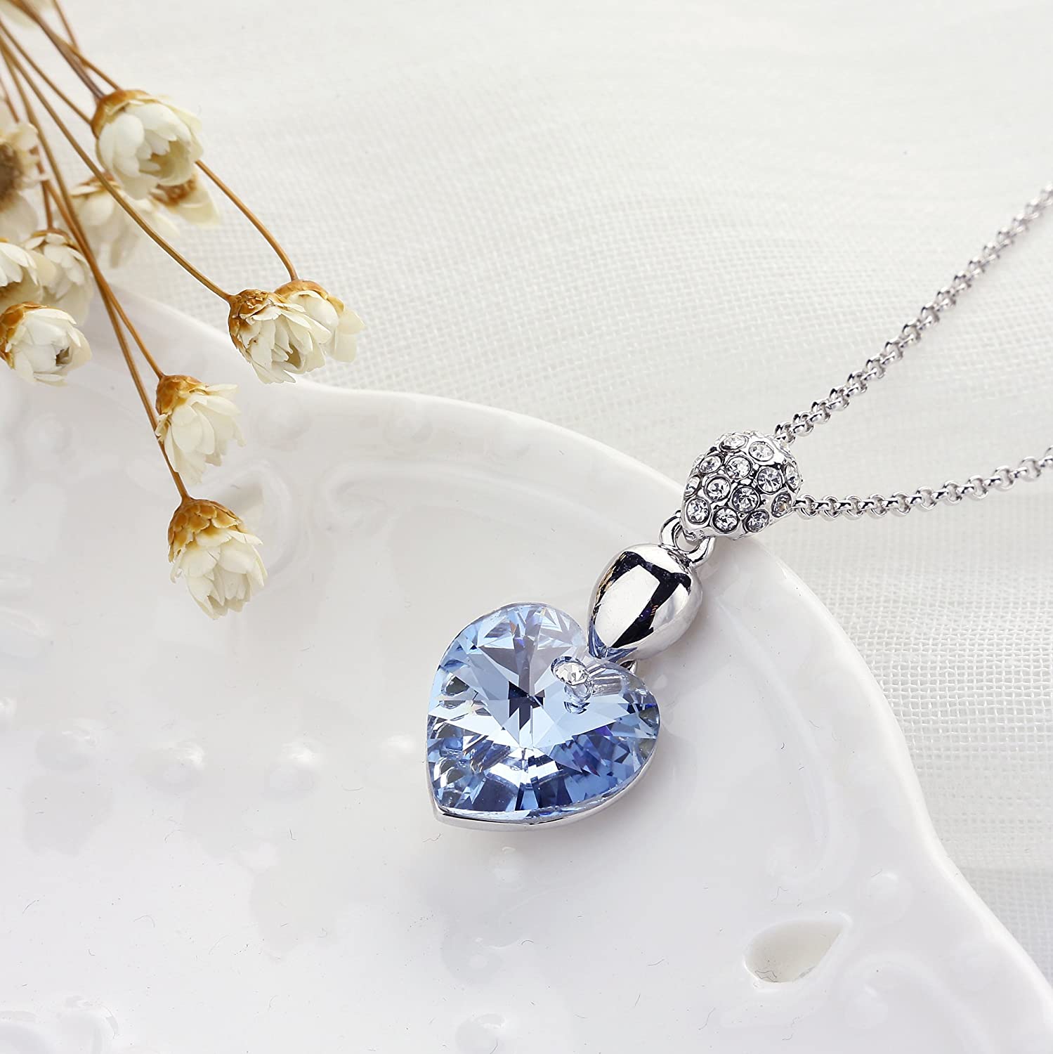 Kruckel; 5031030 Love you Necklace with Swarovski® Element crystal;