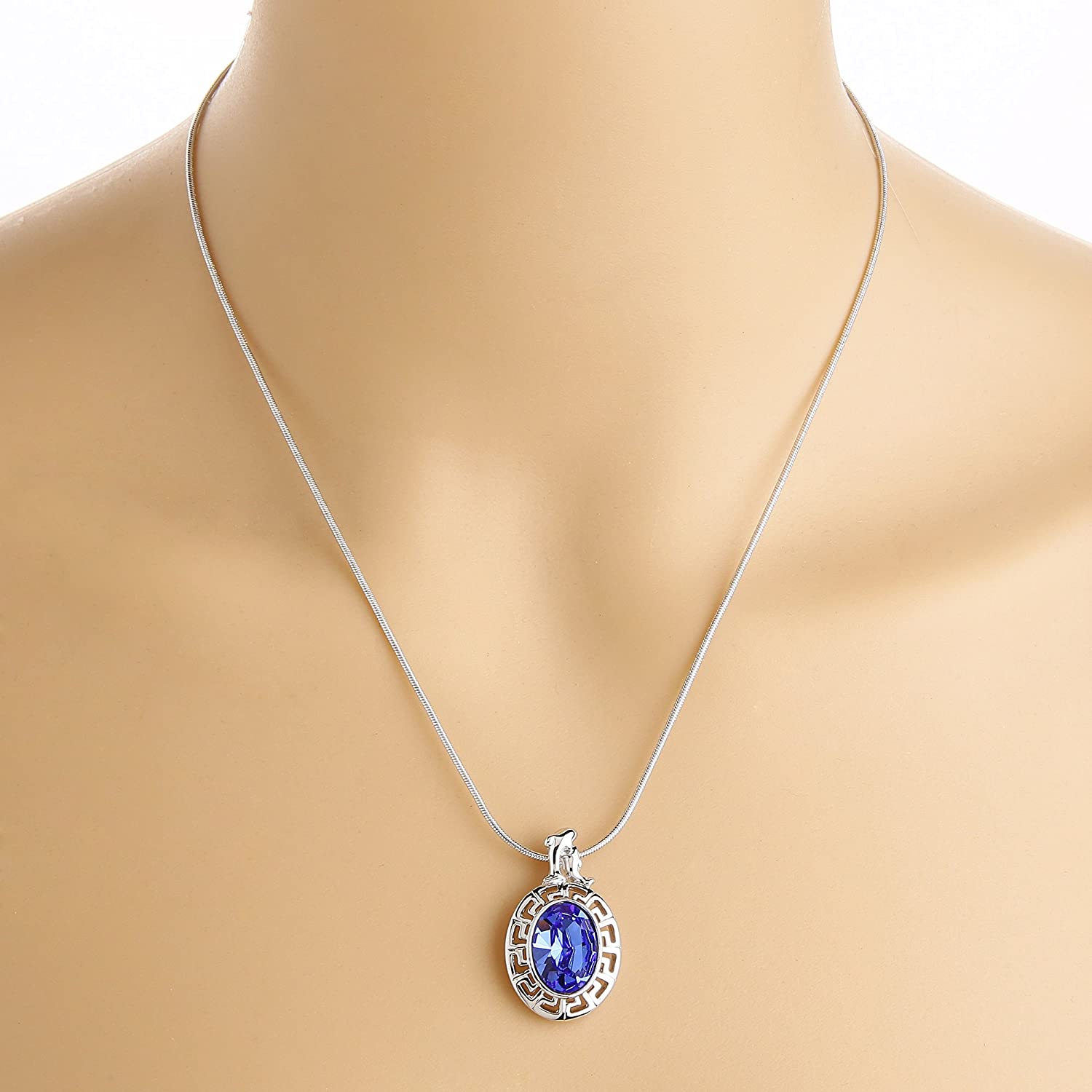 Kruckel; 5051040 “The Millennium Jewel 4” Necklace made with Swarovski Crystals;