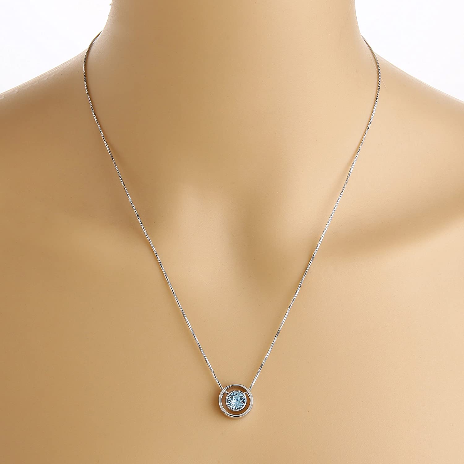 Kruckel; 5061070 Feel-So-Cool You are Always on My Mind White Gold Plated Necklace;