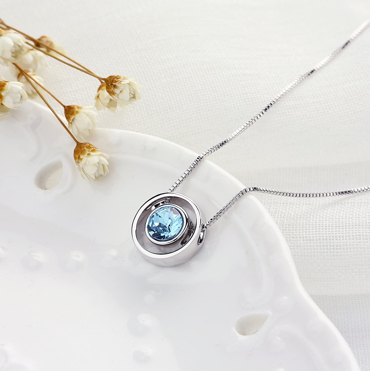 Kruckel; 5061070 Feel-So-Cool You are Always on My Mind White Gold Plated Necklace;