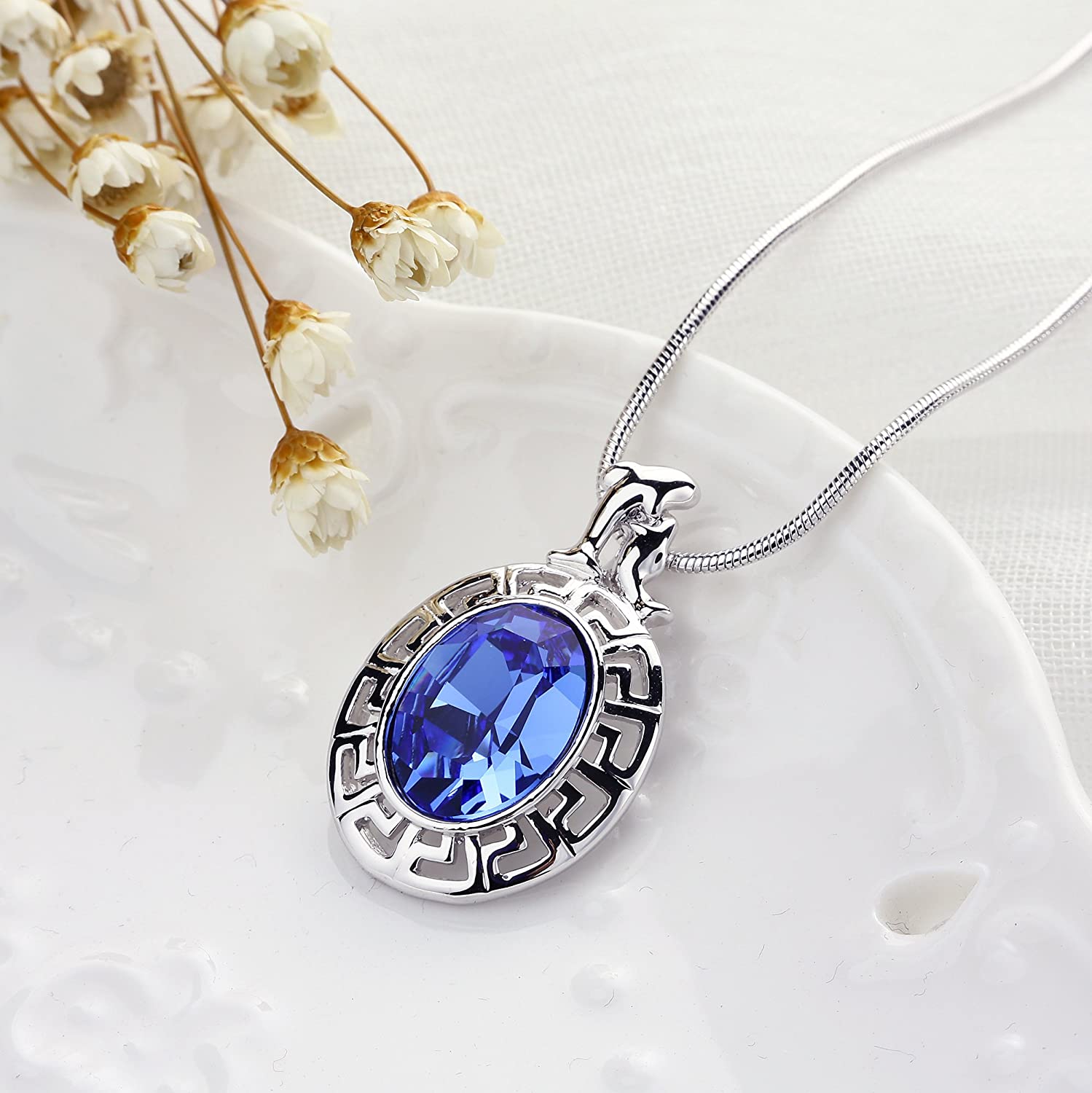 Kruckel; 5051040 “The Millennium Jewel 4” Necklace made with Swarovski Crystals;