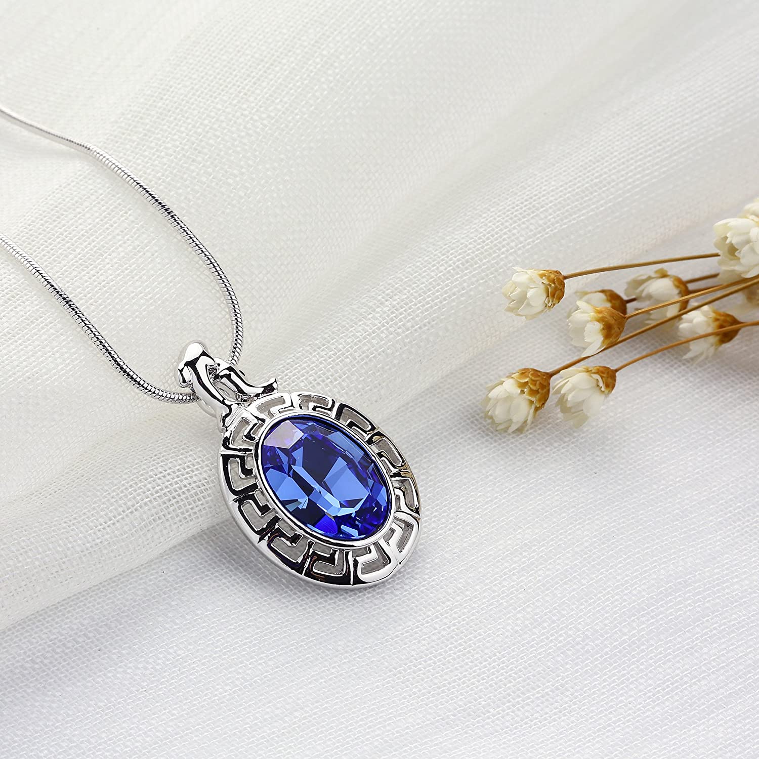 Kruckel; 5051040 “The Millennium Jewel 4” Necklace made with Swarovski Crystals;