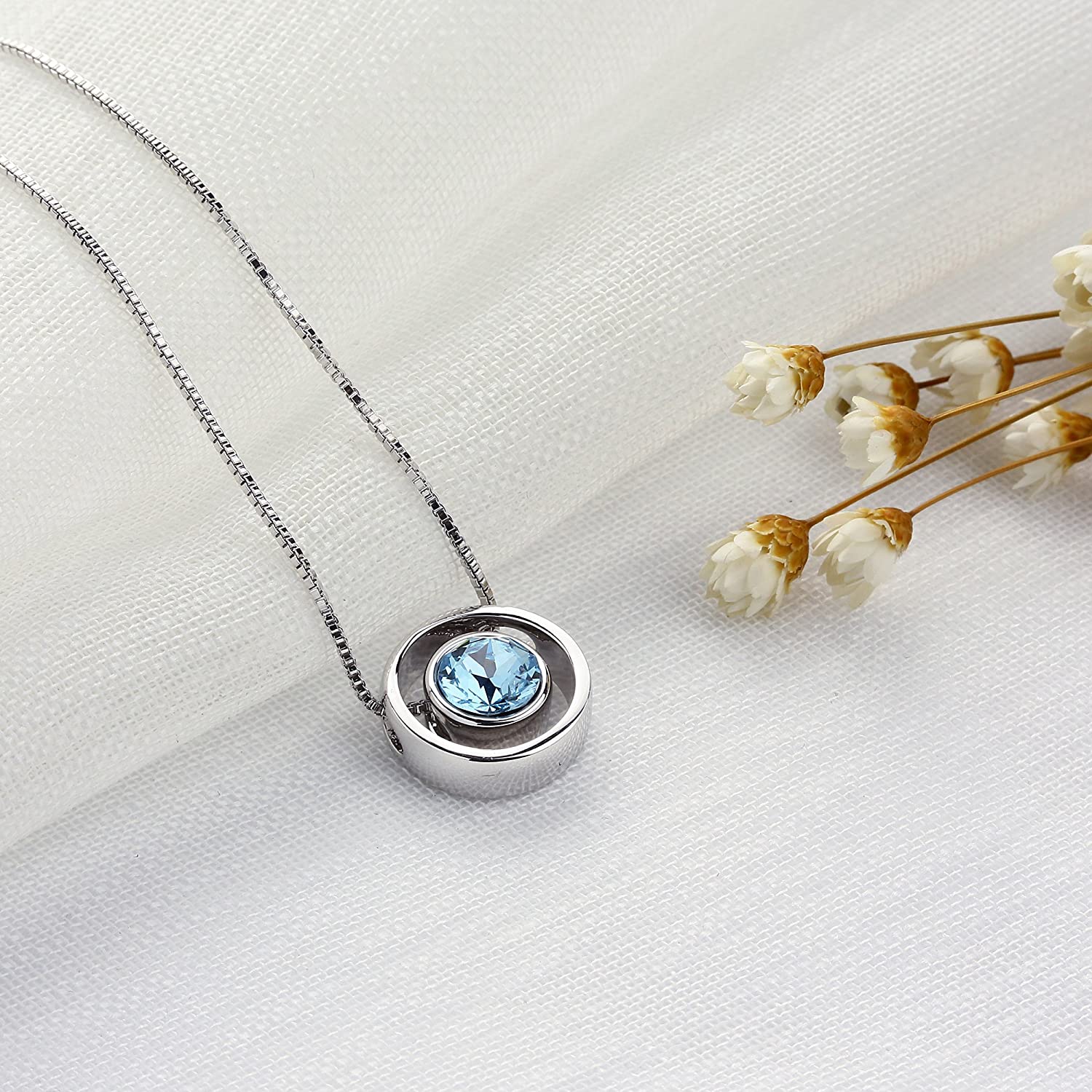 Kruckel; 5061070 Feel-So-Cool You are Always on My Mind White Gold Plated Necklace;