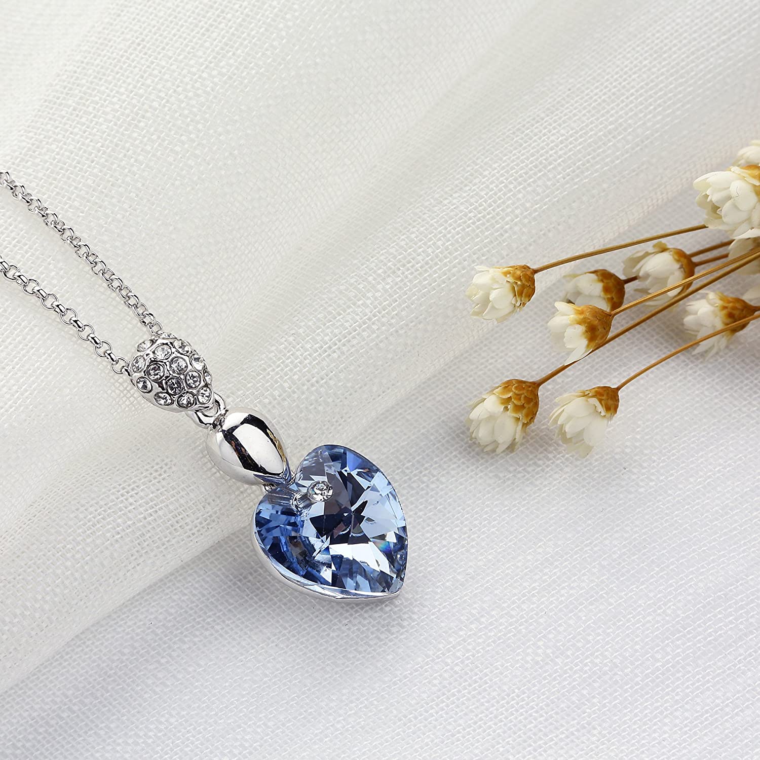 Kruckel; 5031030 Love you Necklace with Swarovski® Element crystal;