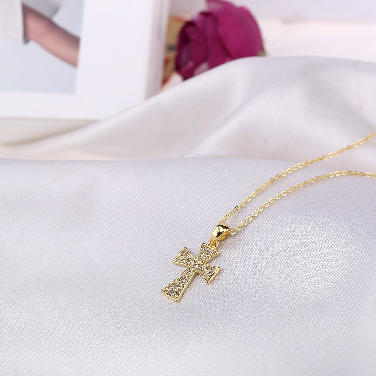 Wonderful Merciful Savior Swarovski Crystals Necklace