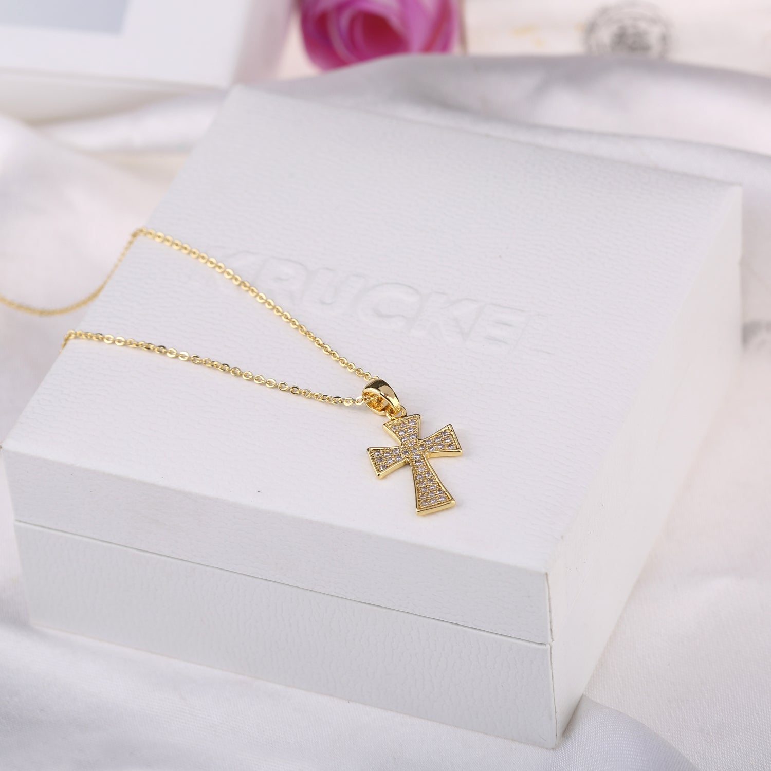 Wonderful Merciful Savior Swarovski Crystals Necklace