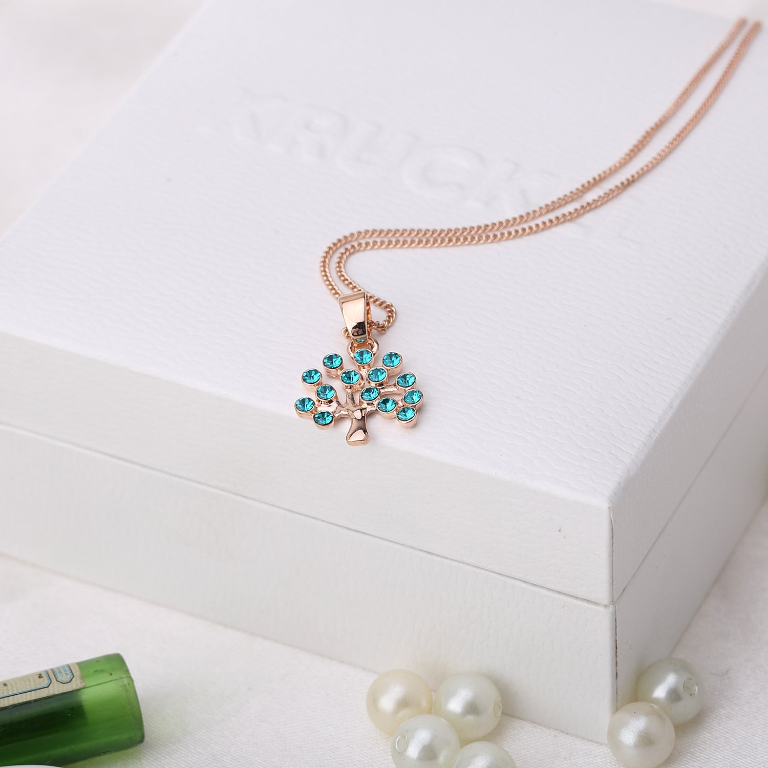 Tree of Life Swarovski Crystals Necklace