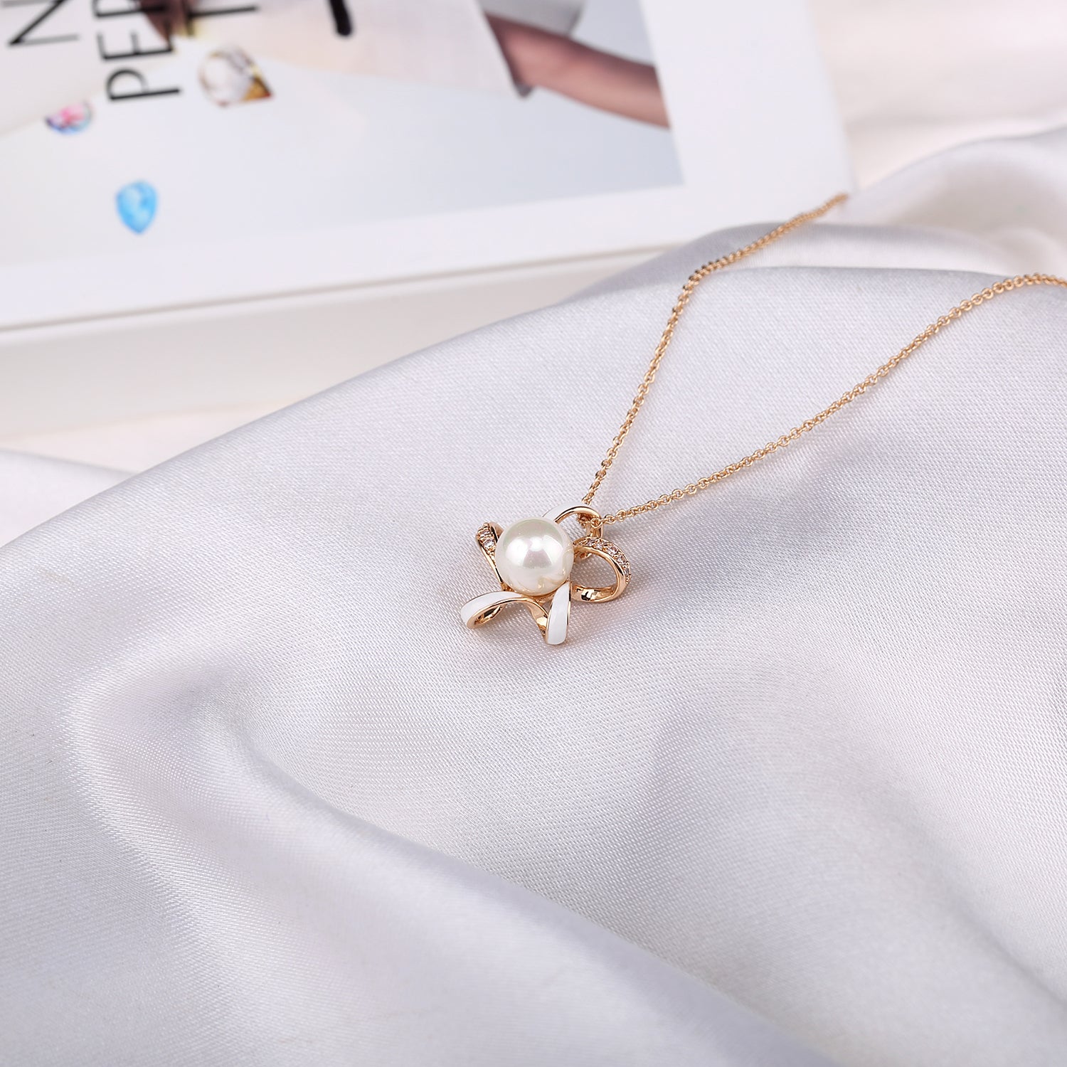 Celestial Sparkling Star and Sun Crystals Necklace