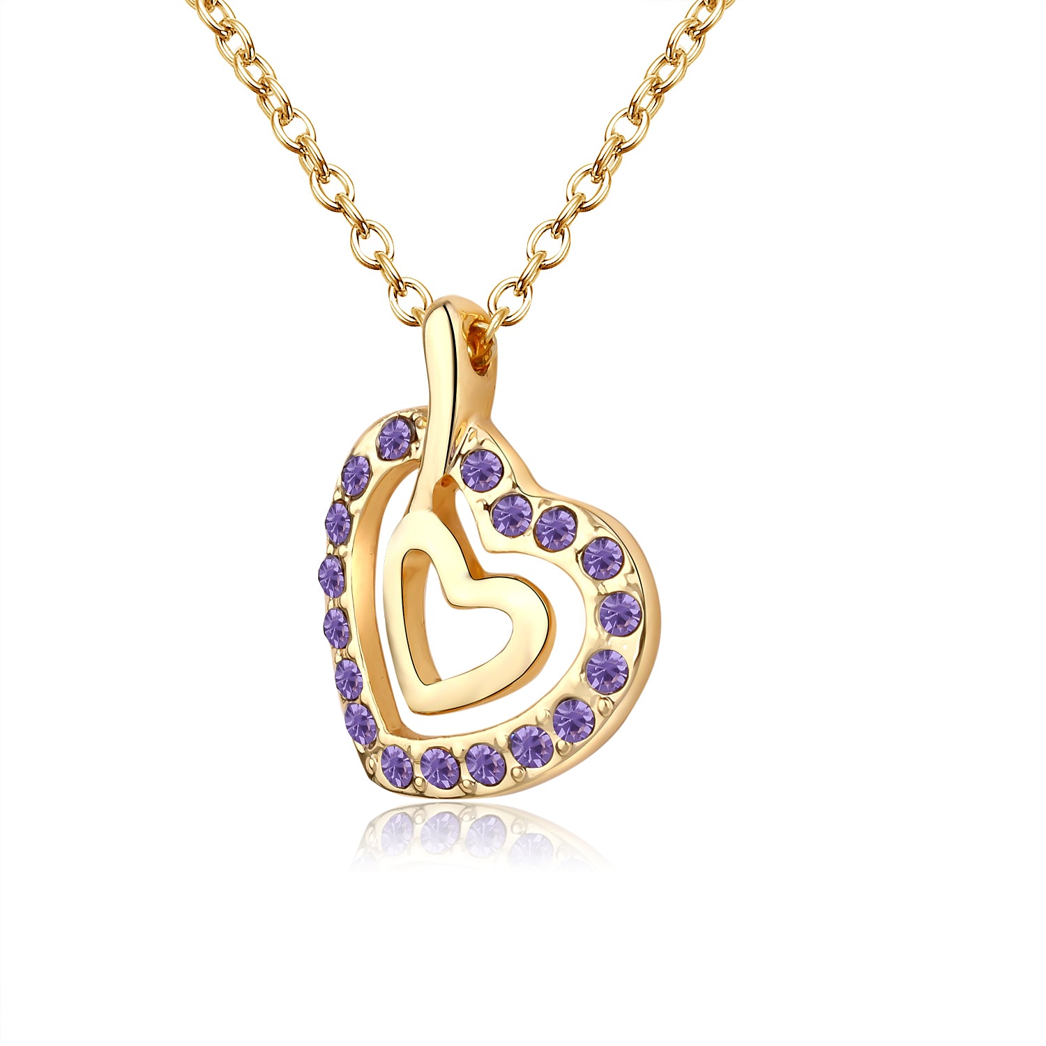 You are not alone Crystals Necklace