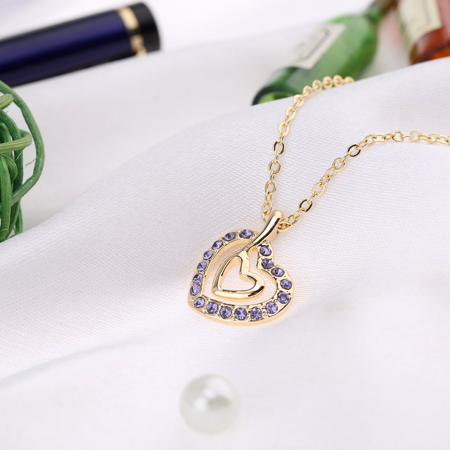 You are not alone Crystals Necklace