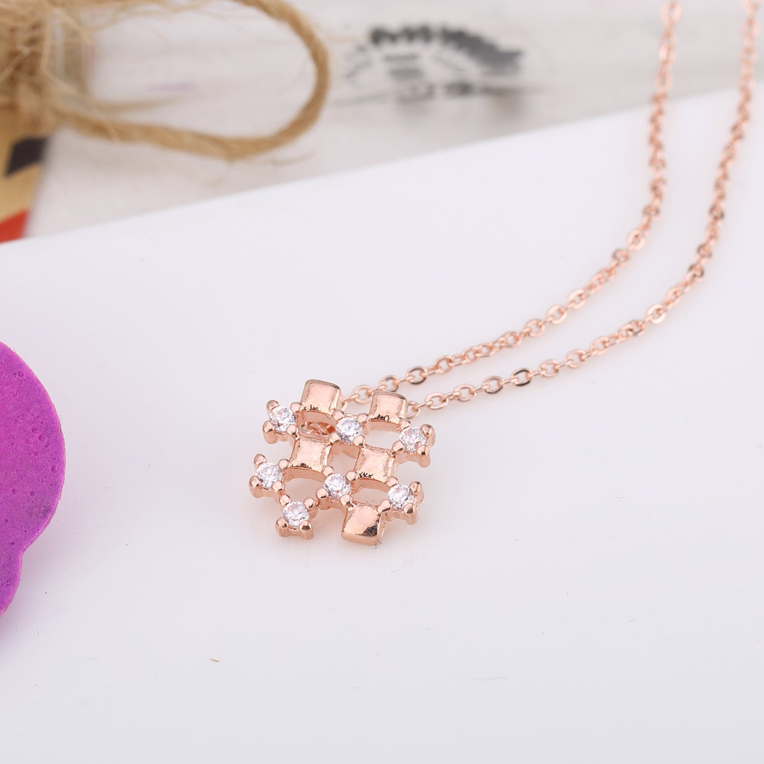 Scottish Tartans Crystals Necklace