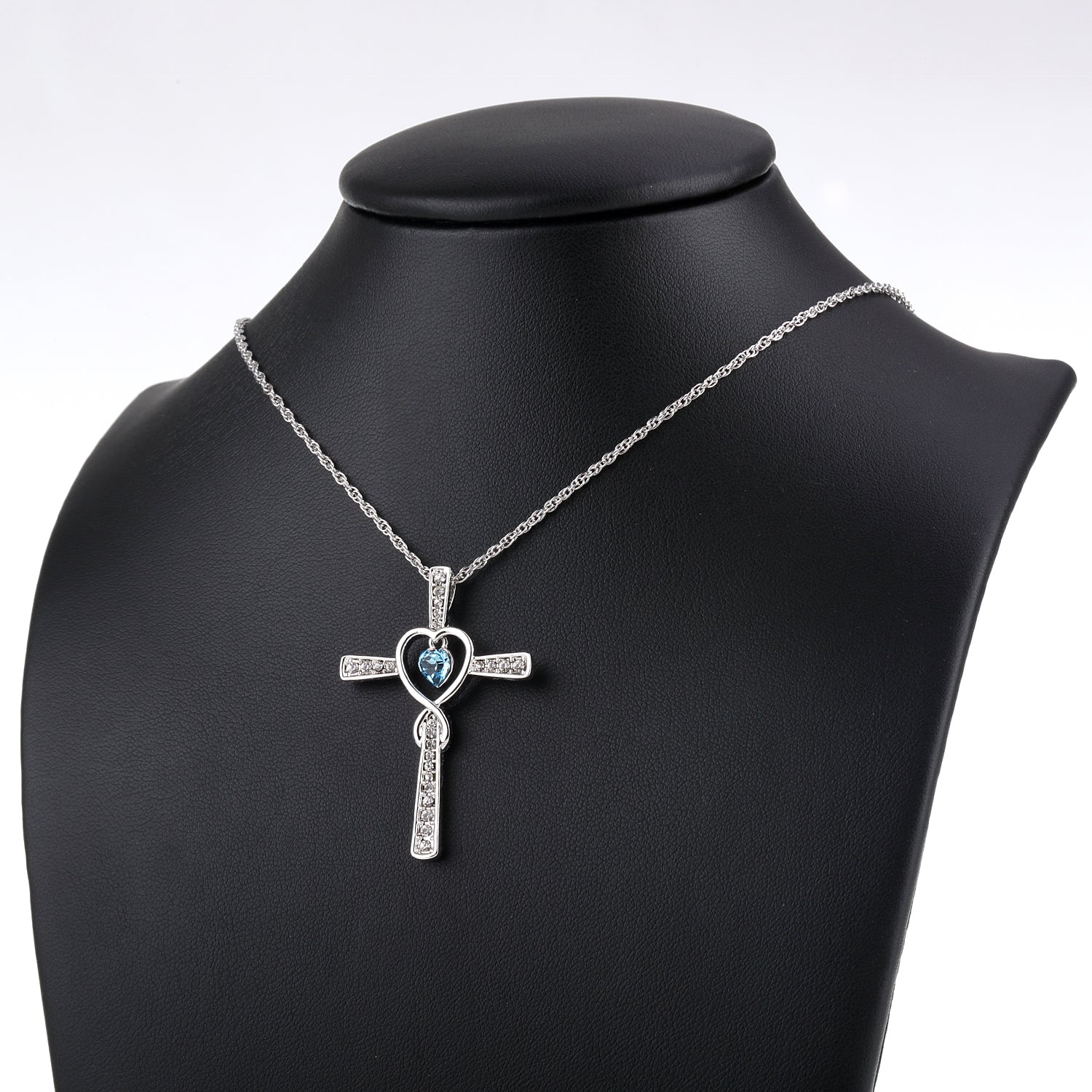 You are my Hiding Place Swarovski Crystals Necklace