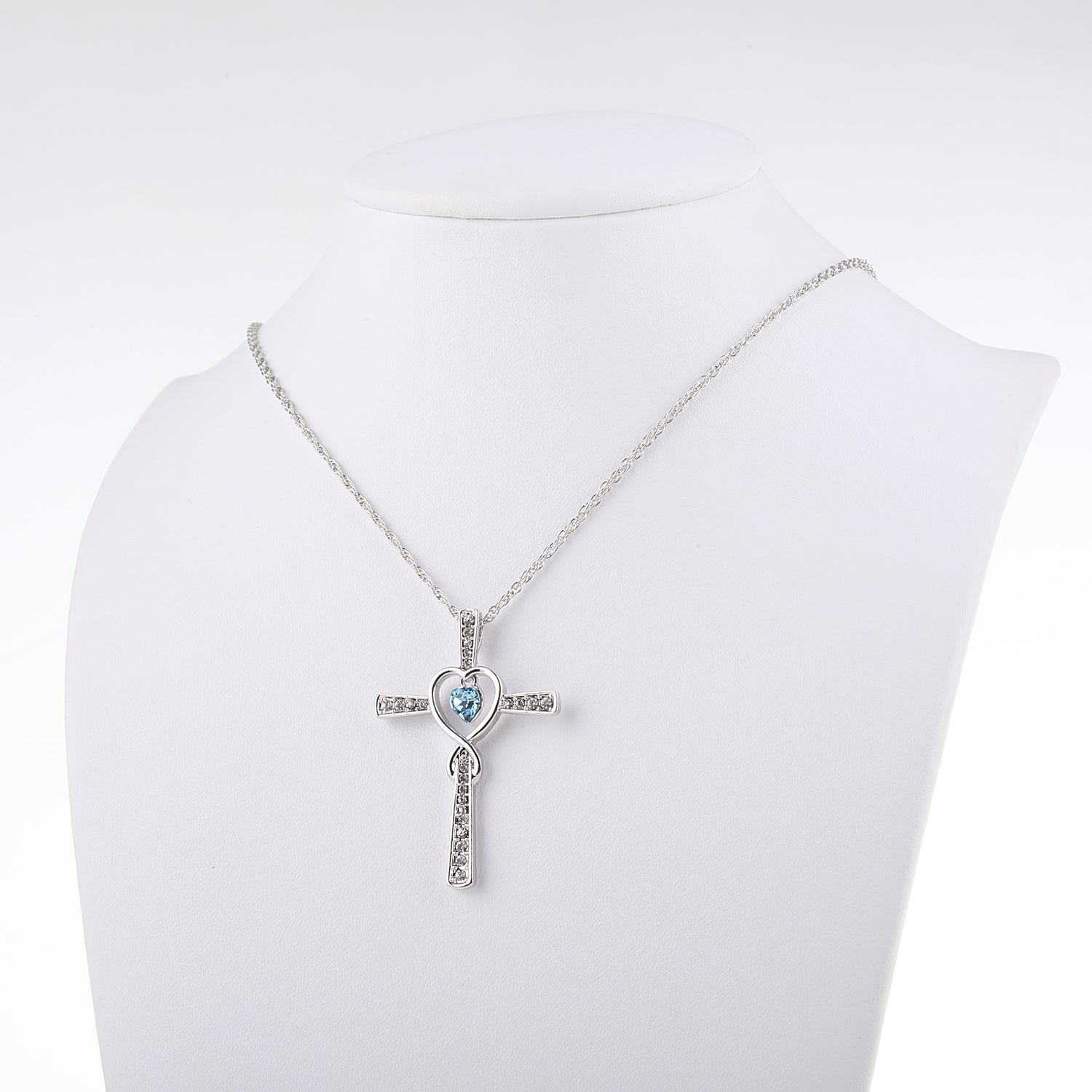 You are my Hiding Place Swarovski Crystals Necklace