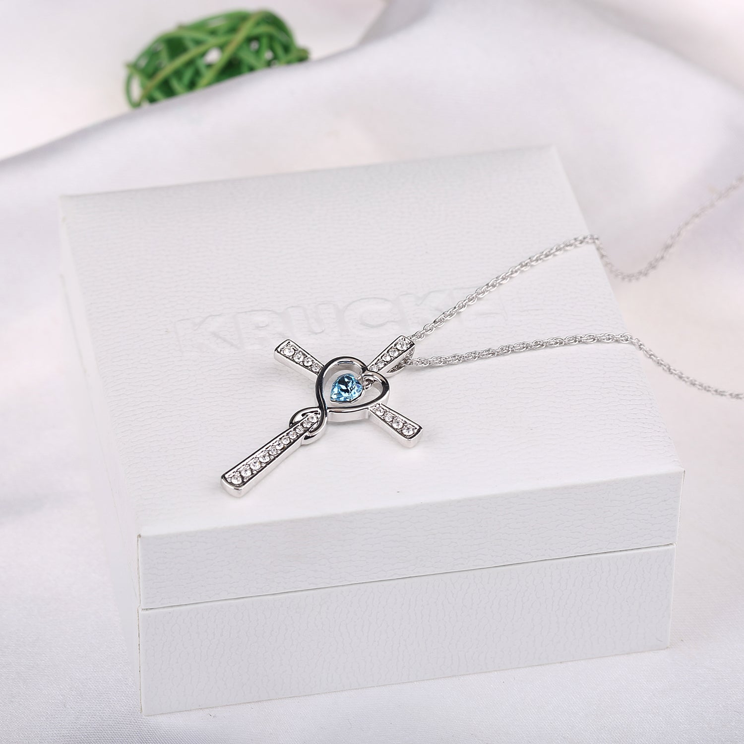 You are my Hiding Place Swarovski Crystals Necklace