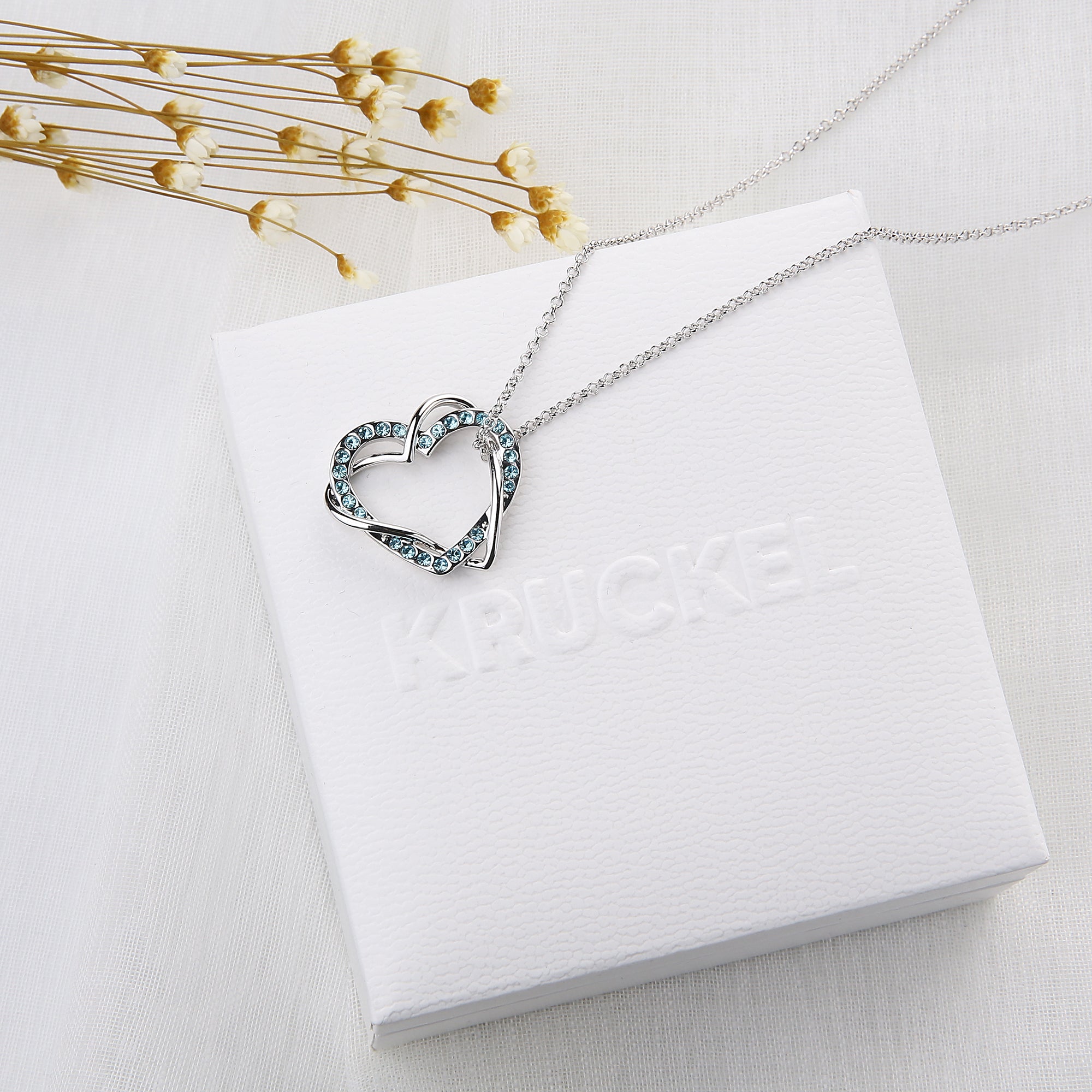 We are joint together Crystals Necklace