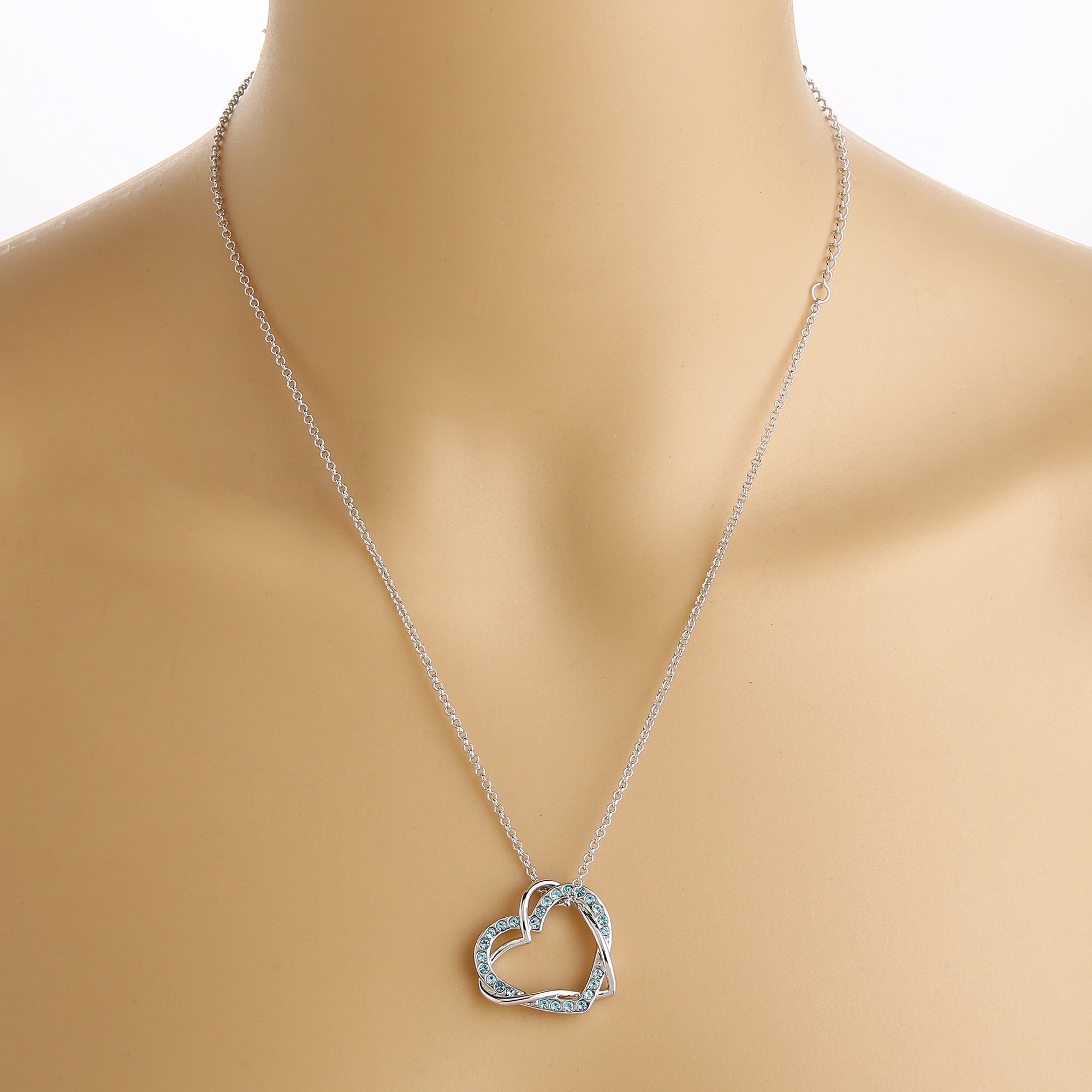 We are joint together Crystals Necklace