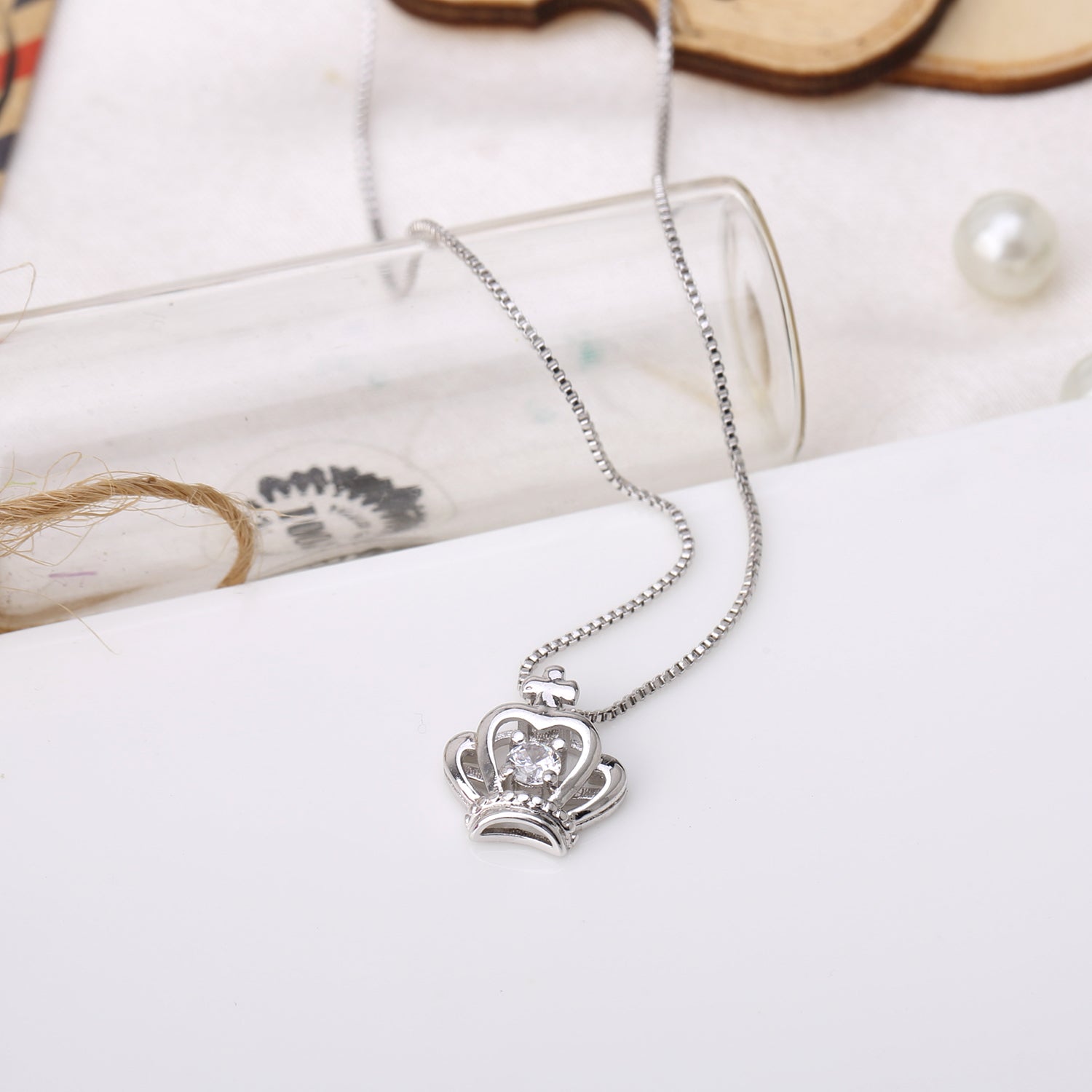 Royal Crown Crystals Necklace