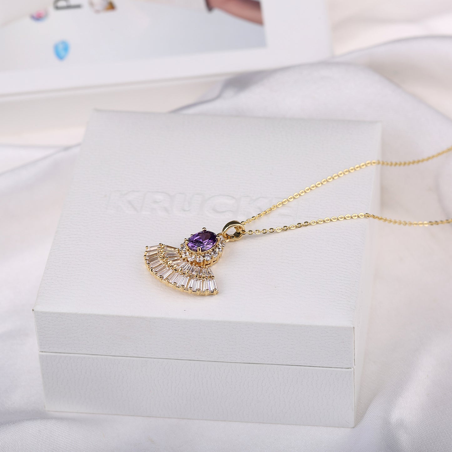 Elsa and Anna Dance Dress Necklace