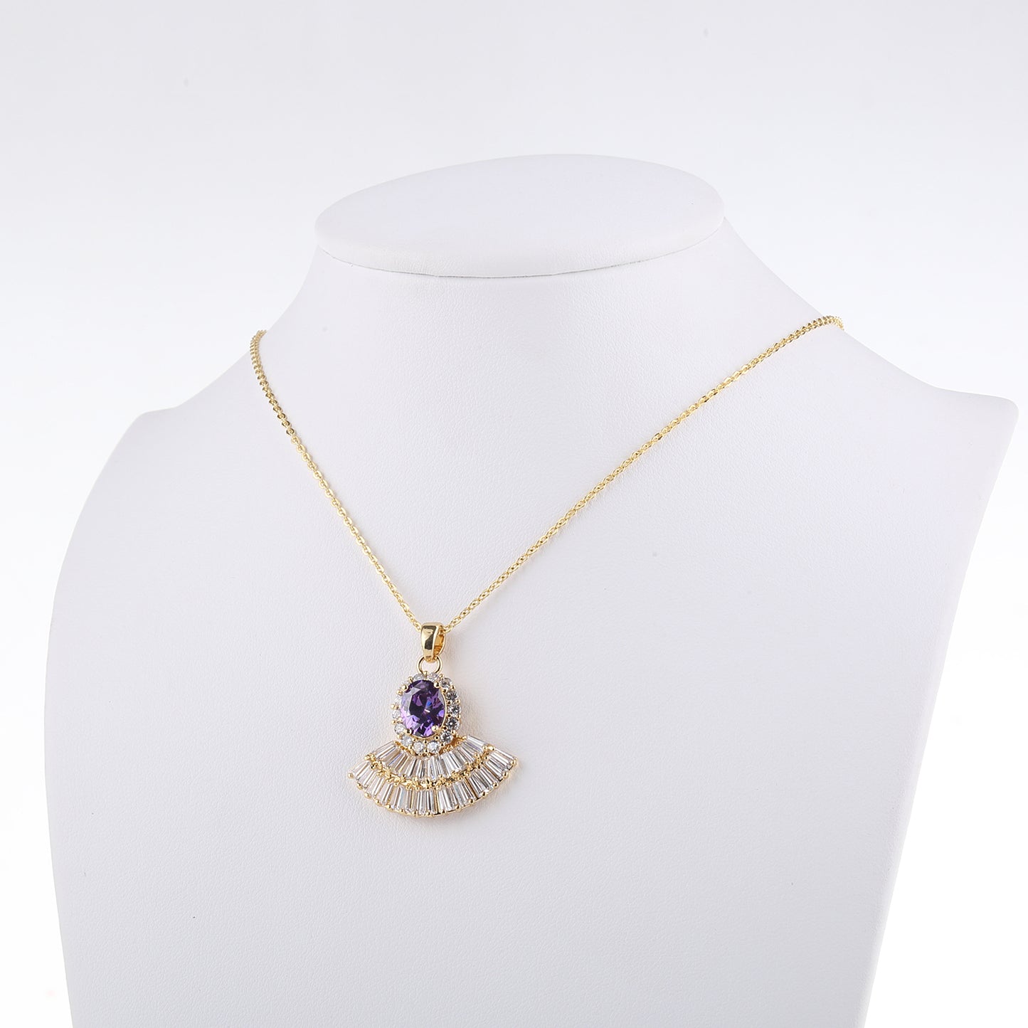 Elsa and Anna Dance Dress Necklace
