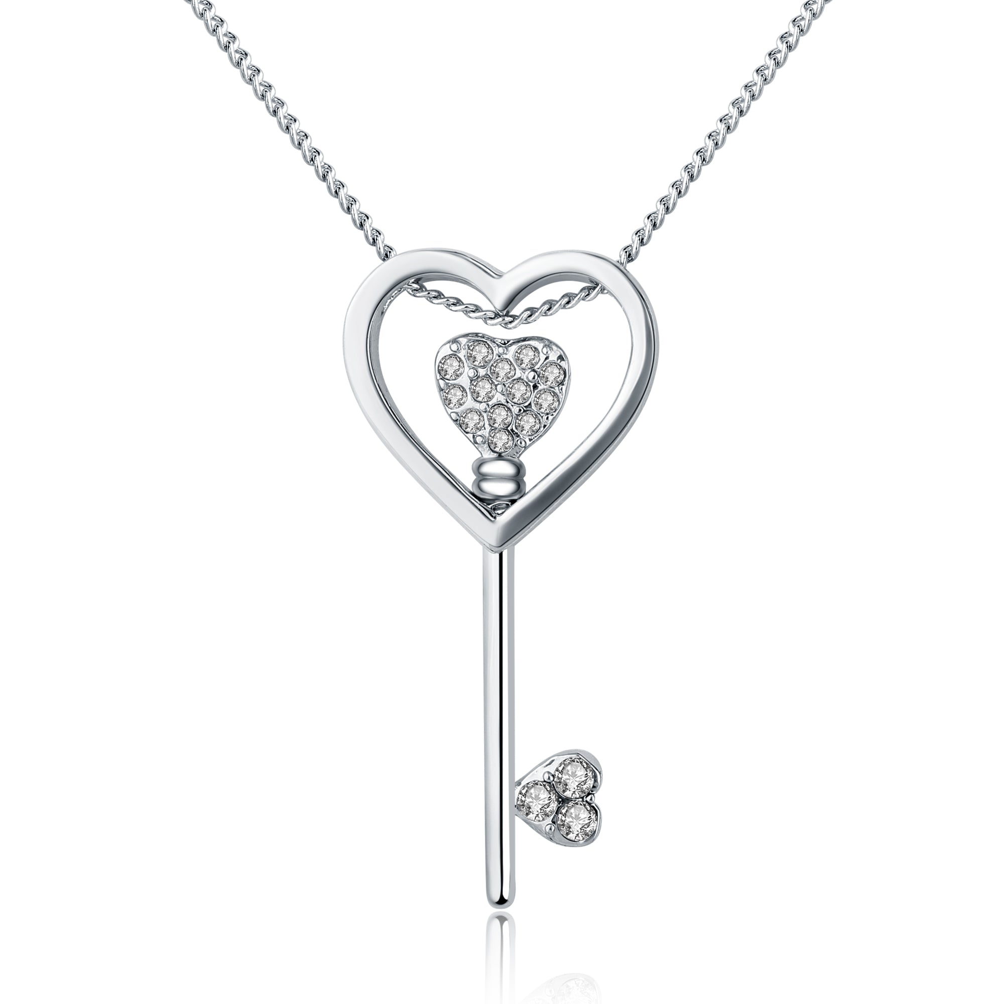 Key to Success Swarovski Crystal Necklace
