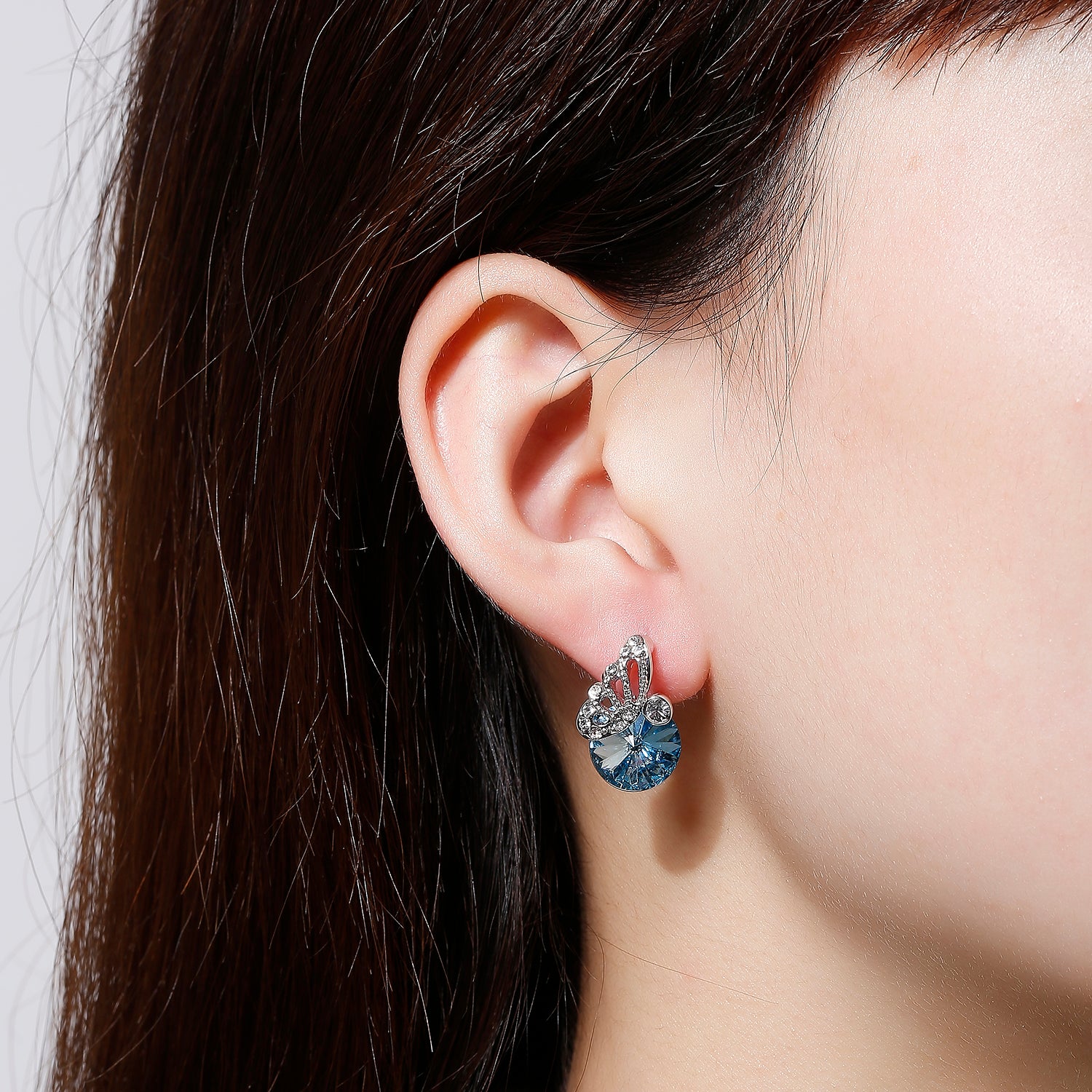 Sparkling Butterfly Swarovski Crystal S925 Earrings