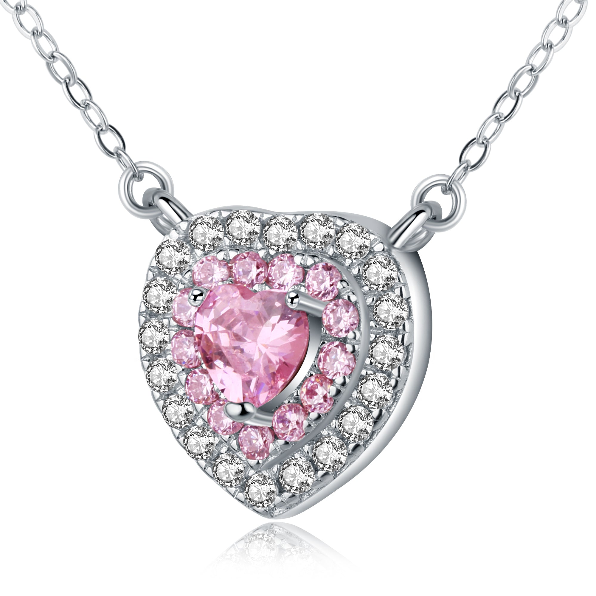 Kruckel; 5041074 Sparkling heart Necklace with Swarovski® Element crystal;