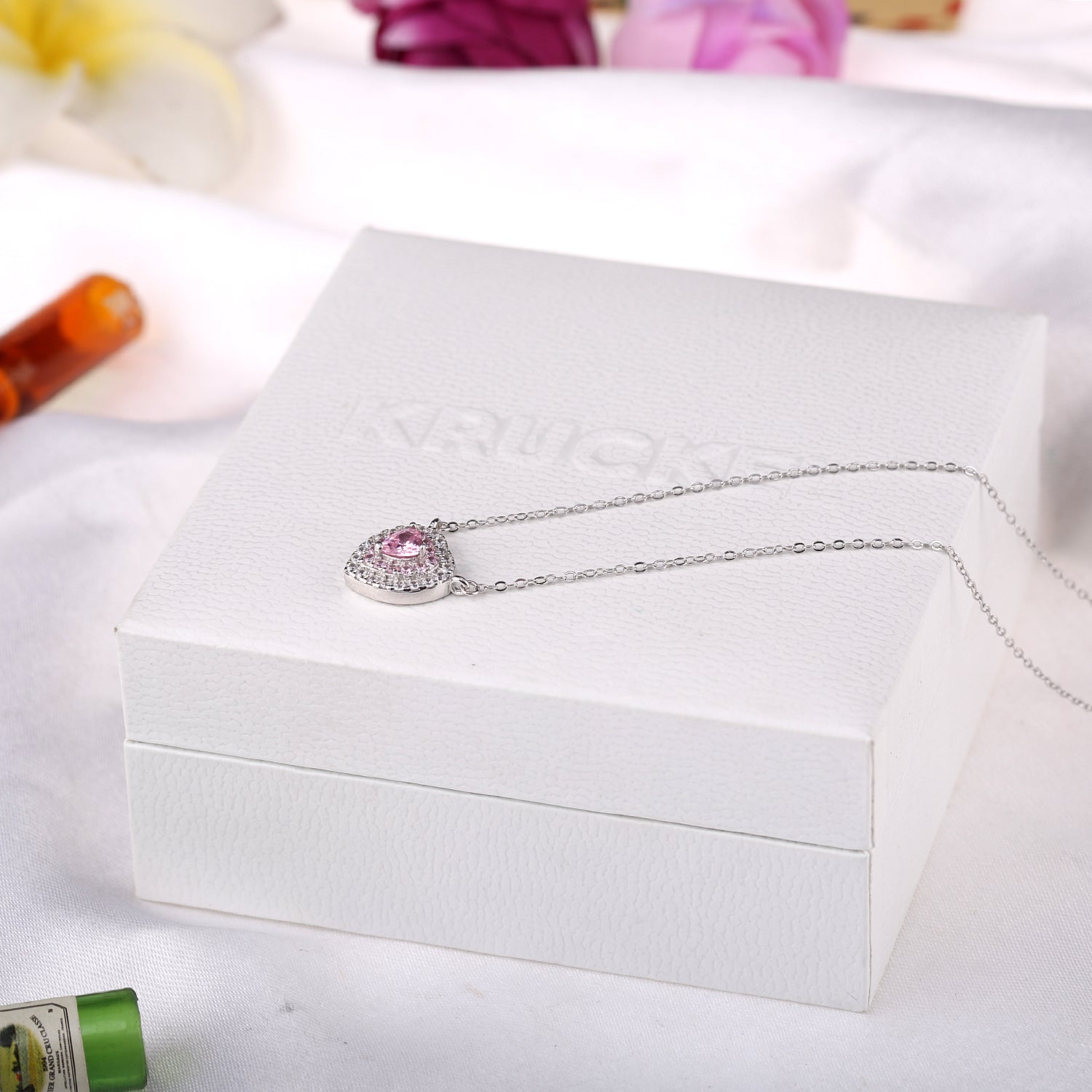 Kruckel; 5041074 Sparkling heart Necklace with Swarovski® Element crystal;