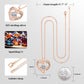 KRUCKEL April Birthstone Crystal Necklace – Elegant Lightweight Pendant for Women