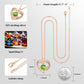 Kruckel August Birthstone Crystal Necklace for Women, Infinity Love Double Heart Pendant paved with Crystals and engraved with "I love you for always and forever", Birthday Jewelry Gift for Her Mom Wife