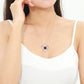 Kruckel February Birthstone Necklace – Purple Crystal Pendant, Lightweight & Elegant Jewelry Gift