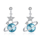 Kruckel Earrings for Women, Trendy, Cute, Elegant for Wedding Bridal Brides Valentine Gift Birthday Woman Mother Day, made with Austrian crystals