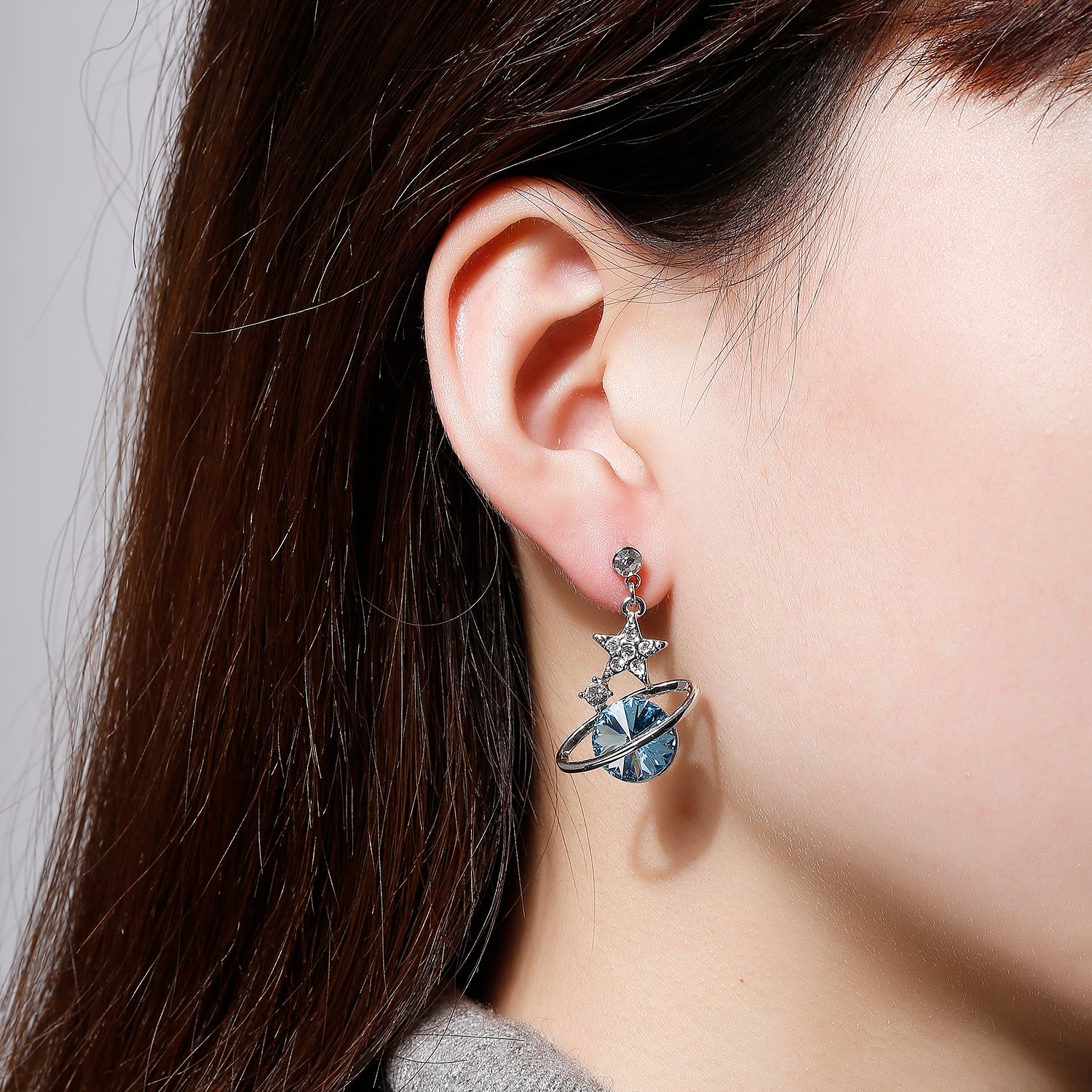 Kruckel Earrings for Women, Trendy, Cute, Elegant for Wedding Bridal Brides Valentine Gift Birthday Woman Mother Day, made with Austrian crystals