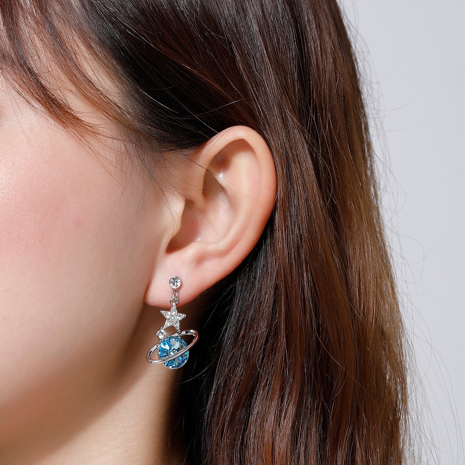 Kruckel Earrings for Women, Trendy, Cute, Elegant for Wedding Bridal Brides Valentine Gift Birthday Woman Mother Day, made with Austrian crystals