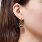 Kruckel Rose des Vents Drop Dangling Earrings - Cute Sparkly Golden Stud Lightweight Women Jewelry| Hypoallergenic, Lead-Free, Nickel-Free, Versatile Fashion Accessory, Thoughtful Packaging | Great Gift for Wedding, Birthday, Graduation and Anniversary