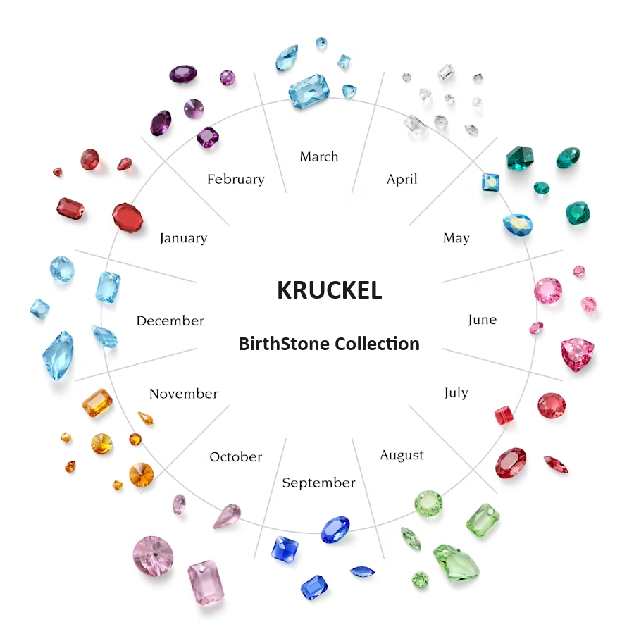 Kruckel December Birthstone Crystal Necklace for Women, Infinity Love Double Heart Pendant paved with Crystals and engraved with "I love you for always and forever", Birthday Jewelry Gift for Her Mom Wife