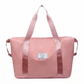 Kruckel Tote Bag for Women, Lightweight Tote Bag with Compartments Shoulder Bag Handbag for Travel, Work, Gym (Light Pink)