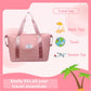 Kruckel Tote Bag for Women, Lightweight Tote Bag with Compartments Shoulder Bag Handbag for Travel, Work, Gym (Light Pink)