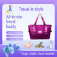 Kruckel Tote Bag for Women, Lightweight Tote Bag with Compartments Shoulder Bag Handbag for Travel, Work, Gym (Wine Red)